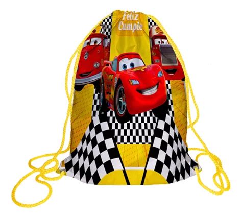 40 Morralito Dulcero Bolo Fiesta Infantil Cars 3 Envío Gratis