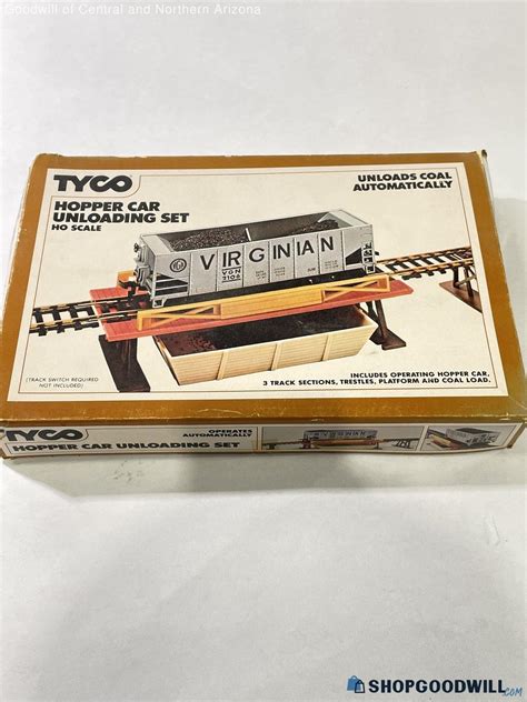 Vintage Ho Scale Tyco Kit Hopper Car Unloading Set