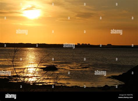 sunset in Reykjavik, Iceland Stock Photo - Alamy