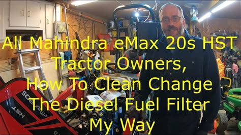 All Mahindra EMax 20s HST Tractor Owners How To Clean Change The