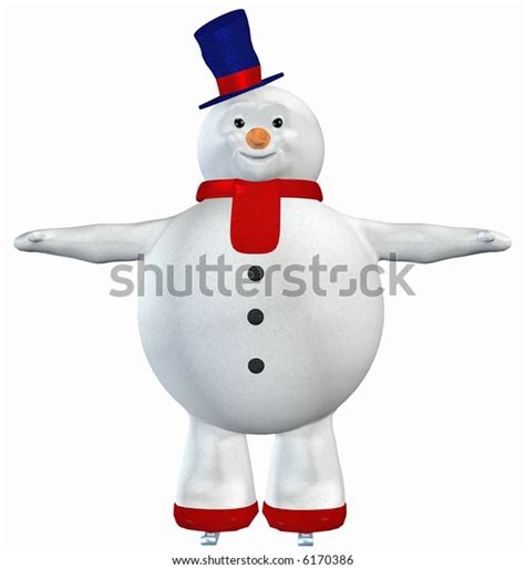 Snowman Pose Stock Illustration 6170386 | Shutterstock