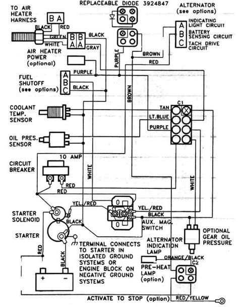 Schematics Engine Wiring Diagram Cummins V Gen