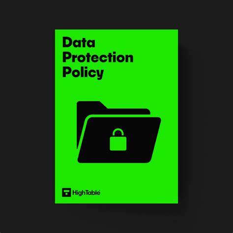 Data Protection Policy Template