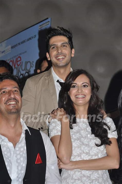 Zayed Khan Sulaiman And Dia Mirza At Music Launch Of Film Love