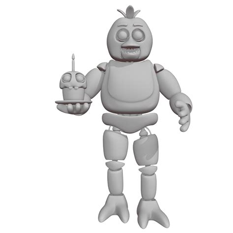 3D file FNAF / FIVE NIGHTS AT FREDDY'S Chica 🎃 ・3D printable model to download・Cults