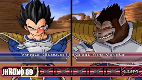 Vegeta Scouter Team Vs Vegeta Scouter Ozaru Team Dragon Ball Z Budokai Tenkaichi 3 Youtube