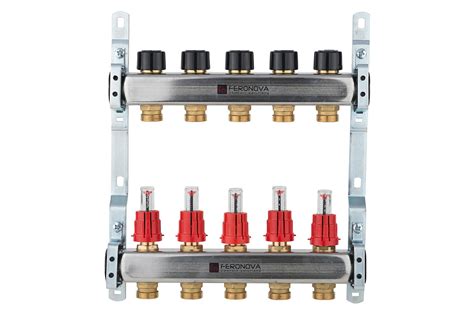 Коллекторные группы FERO-NOVA 1"х3/4"EK, ТП (теплый пол). C доставкой ...