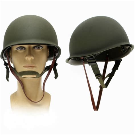 WWII USA Military Steel M1 Helmet Double-layer Outdoor US Army Helmets Equipment | eduaspirant.com