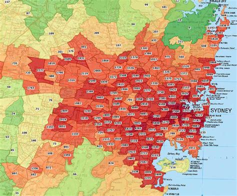 Australia Population Density Map