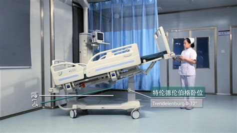 Multifunction Electric Hospital Patient Ward Bed With Cardiac Chair