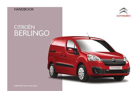 Citroën Berlingo 2016 Owners Manual PDF for FREE