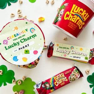 Lucky Charms St. Patrick's Day Printables, You're My Lucky Charm, St ...