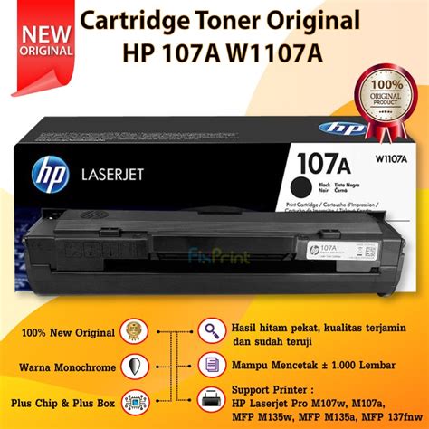 Jual Cartridge Toner Original Hp A W A Printer Laserjet Pro M W