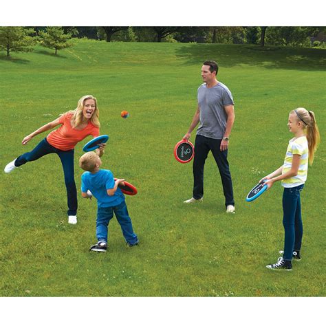 The Award Winning Hand Trampoline Ball Game Hammacher Schlemmer