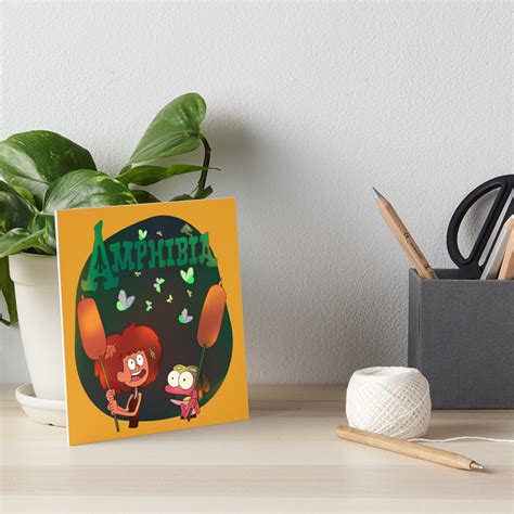 Anne And Sprig Amphibia Art Board Print By Artnchfck Redbubble