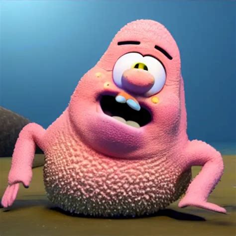 Hyperreal Painting Of Patrick Star From Spongebob Stable Diffusion