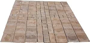 Amazon Cass Stone Sq Ft Brown Concrete Paver Kit Patio