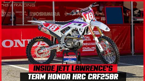 Inside Jett Lawrence S Honda Hrc Crf R Vital Mx Pit Bits Youtube