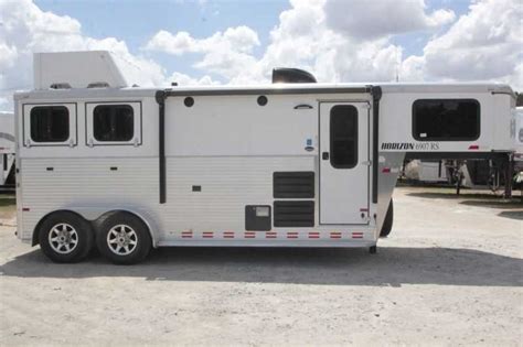 Used 2 Horse Sundowner Horse Trailer with Living Quarters :: Dixie ...