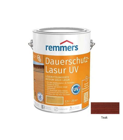 REMMERS Dauerschutz Lasur UV teak strednovrs UV lazúra 0 75l