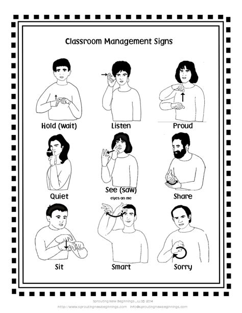 Asl Printable Signs