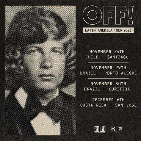 Off Confirma Shows No Brasil Agenda Metal