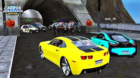 CARROS REBAIXADOS ONLINE FUI PARADO NA BLITZ DO TÚNEL CAMARO E