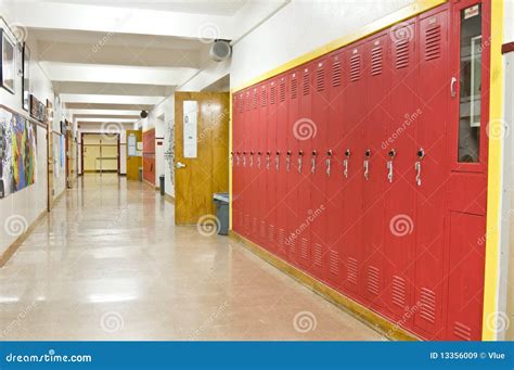 Empty School Hallway Royalty Free Stock Images - Image: 13356009