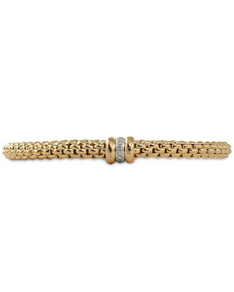 Rose Gold Flexit Solo Bracelet By Fope Turgeon Raine