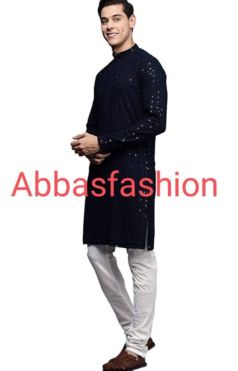 Mens Indian Chicken Curry Kurtablack Kurta Cotton Kurta Etsy Canada