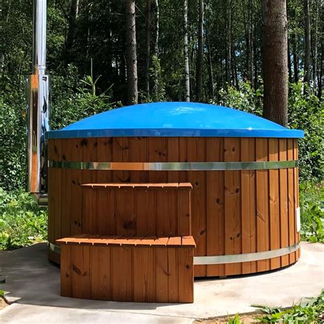 Woodyu Balia Ogrodowa Z Jacuzzi Cm Drewno Thermwood