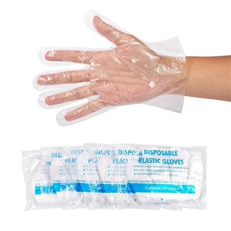 Disposable Gloves Eco Friendly Plastic Glove Transparent Food Gloves