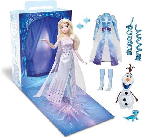 Disney Store Ufficiale Storybook Bambola Di Elsa Frozen 29 Cm