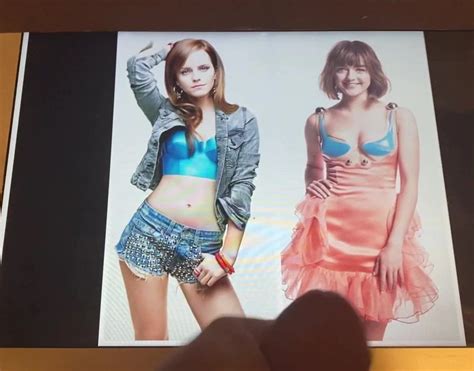 Birthday Cum Tribute For Emma Watson And Maisie William Gay Porn XHamster