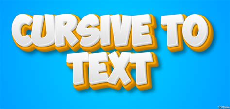 Cursive To Text Text Effect and Logo Design Font