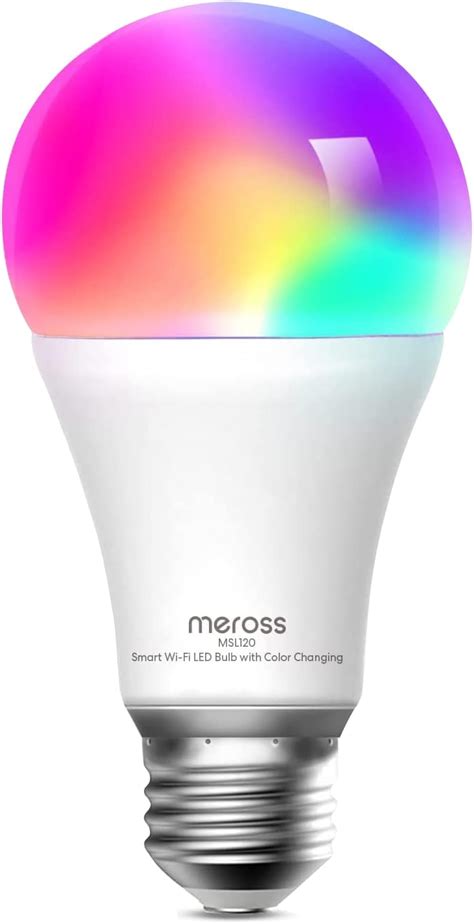 Meross Lampadine Smart E Led Alexa Wifi Lampadine Intelligente Rgbww