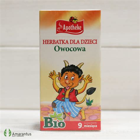 Herbatka Dla Dzieci Owocowa Bio X G G Apotheke Amarantus