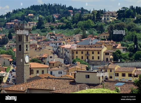 Panoramic view Fiesole Tuscany Italy Stock Photo - Alamy