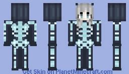 Skeleton Girl Minecraft Skin