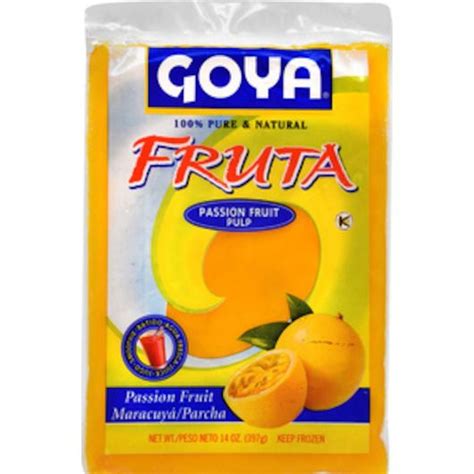 Goya Tropical Delicacy Passion Fruit Pulp Seductively Sweet Tart