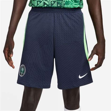 Nigeria Short D Entra Nement Dri Fit Strike Bleu Fonc Vert Blanc