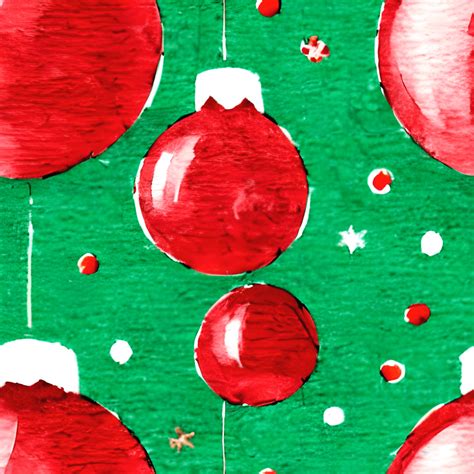 Christmas Clip Art Red And Green Watercolor Painting High Quality