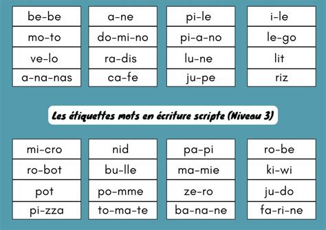 Ma Lecture Montessori Des Mots Simples Lire D S Ans