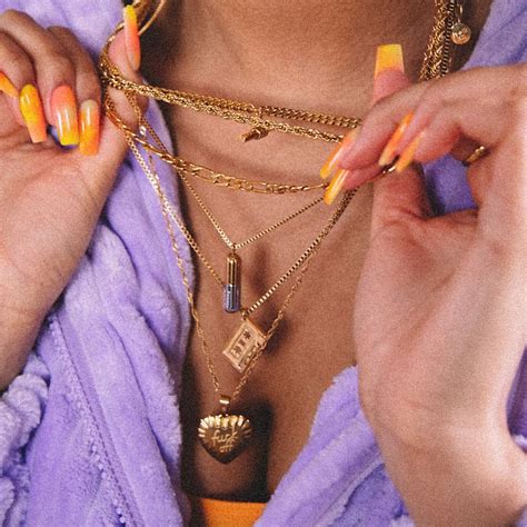 Fuck Off Heart Chain Hoops Chains LDN Wolf Badger