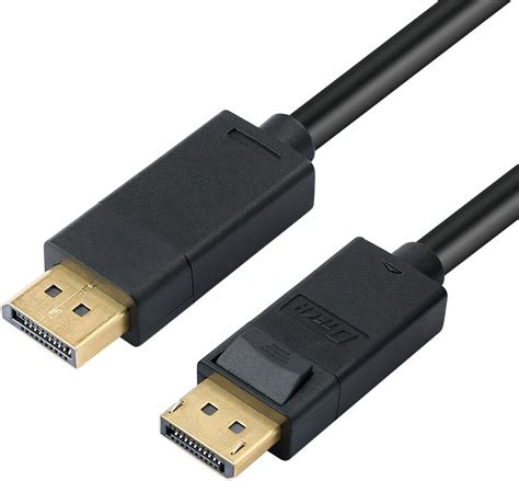 Amazon.com: Displayport to Displayport Cable 10ft, DTECH DP Cord ...