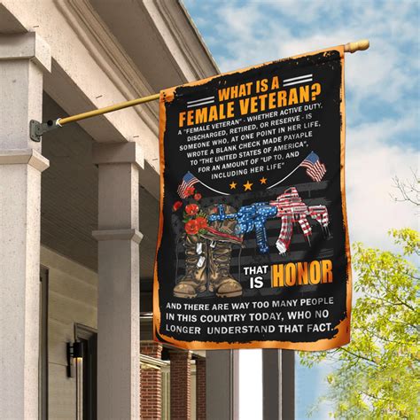 Order Female Veteran Honor Flag From Brightroomy Now