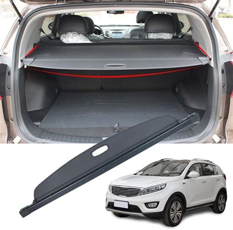 Marretoo Car Retractable Rear Trunk Parcel Curtain Shelf Luggage Cargo