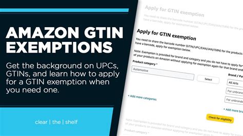 Amazon Gtin Exemption What It Is And How You Can Apply For One