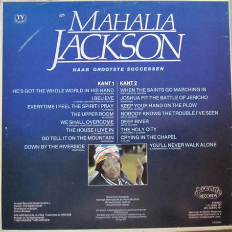 Mahalia Jackson Haar Grootste Successen LP Comp Gat Akerrecords Nl