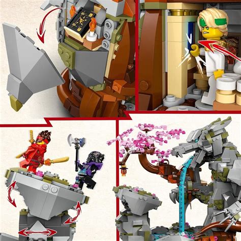 LEGO NINJAGO Drachenstein Tempel Drachen Spielzeug Mit 6 Ninja Figuren